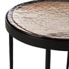 Yoko Smoked Brown Cast Glass Nesting Table | shipping 6/23/2025