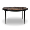 Yoko Smoked Brown Cast Glass Nesting Table | shipping 6/23/2025