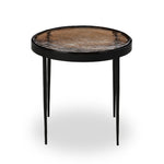 Yoko Smoked Brown Cast Glass Nesting Table | shipping 6/23/2025