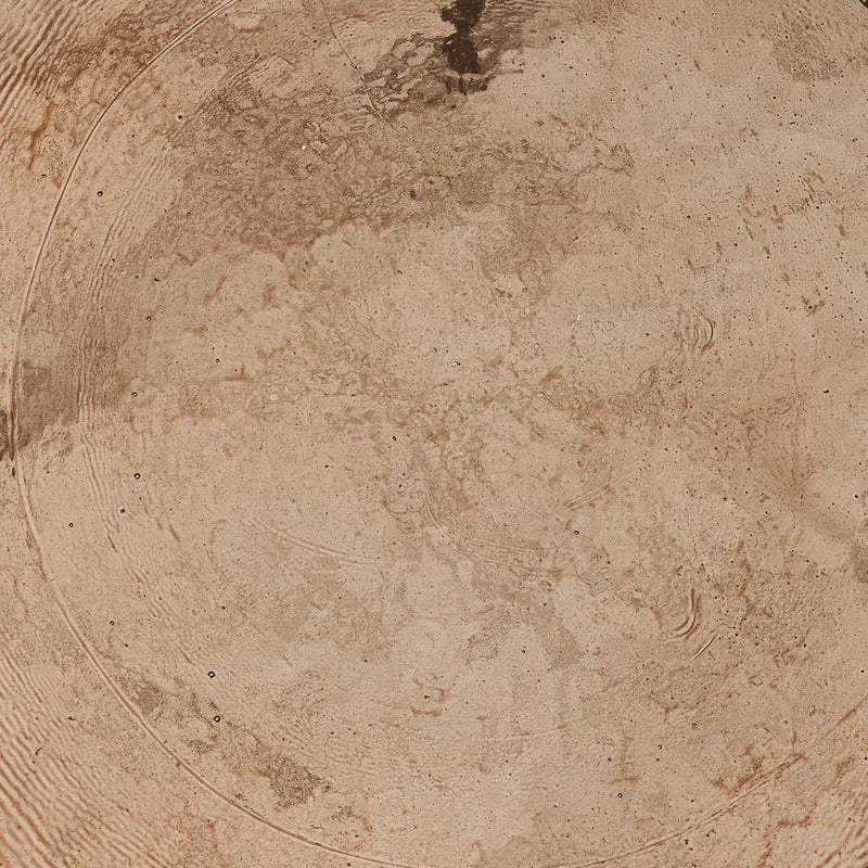 Yoko Smoked Brown Cast Glass Nesting Table | shipping 6/23/2025