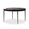 Yoko Smoked Brown Cast Glass Nesting Table | shipping 6/23/2025