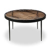 Yoko Smoked Brown Cast Glass Nesting Table | shipping 6/23/2025