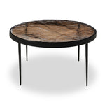 Yoko Smoked Brown Cast Glass Nesting Table | shipping 6/23/2025