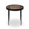 Yoko Smoked Brown Cast Glass Nesting Table | shipping 6/23/2025