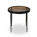 Yoko Smoked Brown Cast Glass Nesting Table | shipping 6/23/2025