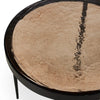 Yoko Smoked Brown Cast Glass Nesting Table | shipping 6/23/2025