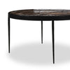 Yoko Smoked Brown Cast Glass Nesting Table | shipping 6/23/2025