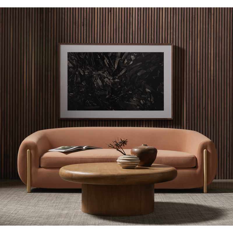 Zach Burnished Parawood Coffee Table | ready to ship!