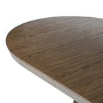 Zelda Fawn Oak Veneer Round Extension Dining Table | shipping 6/19/2025