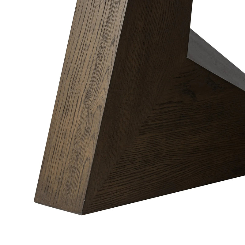 Zelda Fawn Oak Veneer Round Extension Dining Table | shipping 6/19/2025