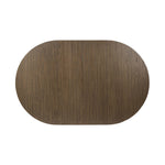 Zelda Fawn Oak Veneer Round Extension Dining Table | shipping 6/19/2025