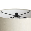 Ziggy Hammered Black Aluminum Table Lamp | ready to ship!