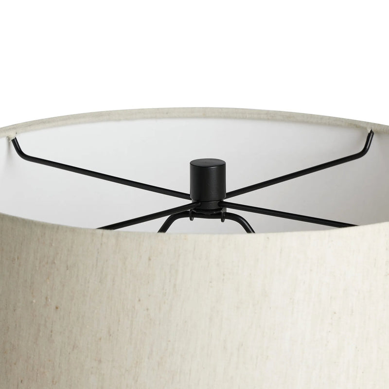 Ziggy Hammered Black Aluminum Table Lamp | ready to ship!