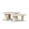 Zion Cream Marble Nesting Coffee Tables | shipping 6/23/2025