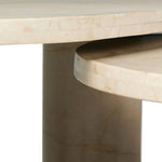 Zion Cream Marble Nesting Coffee Tables | shipping 6/23/2025