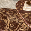 Zion Merlot Marble Coffee Table Set | shipping 8/17/2025
