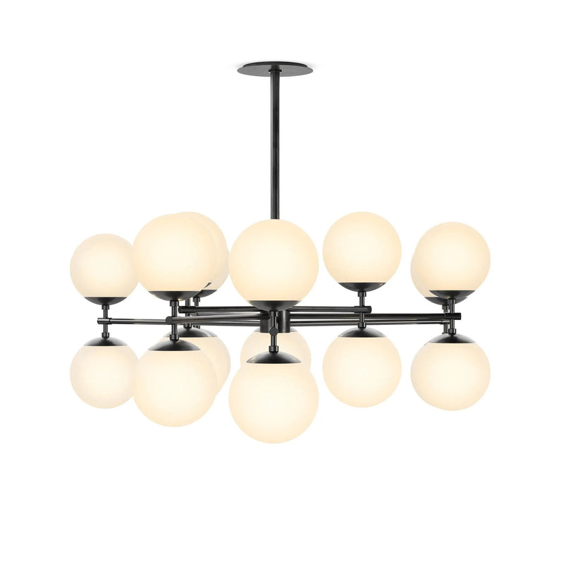 Zodiac Black Gunmetal Chandelier | ready to ship!