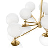 Zodiac Burnished Brass Chandelier | ready to ship!