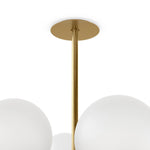 Zodiac Burnished Brass Chandelier | ready to ship!