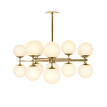 Zodiac Burnished Brass Chandelier | ready to ship!