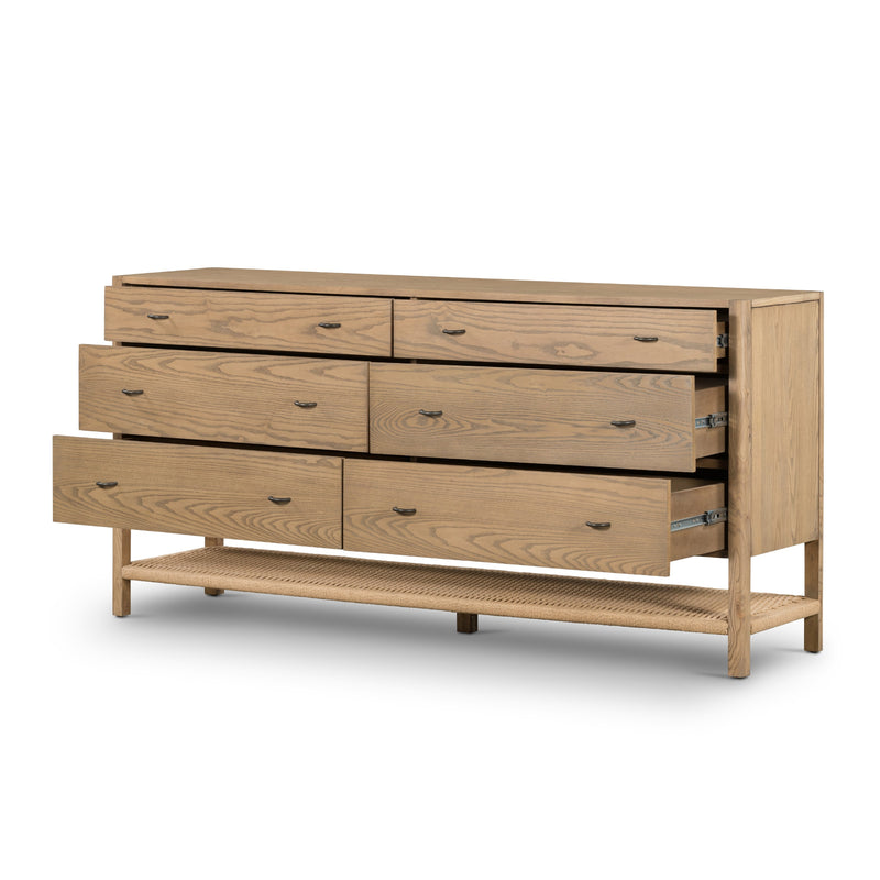 Zuma Dune Ash 6 Drawer Dresser | ready to ship!