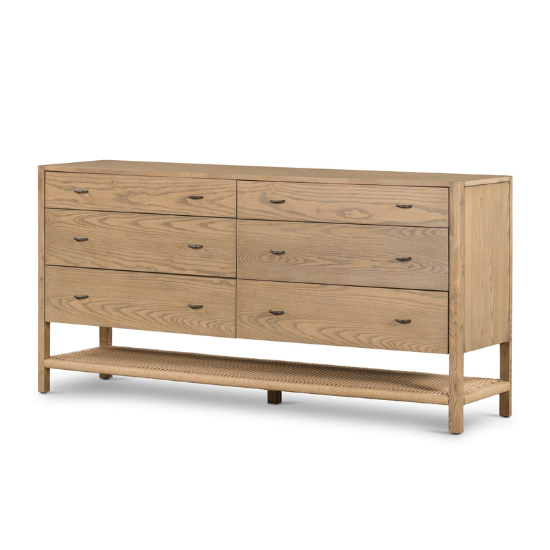 Zuma Dune Ash 6 Drawer Dresser | ready to ship!