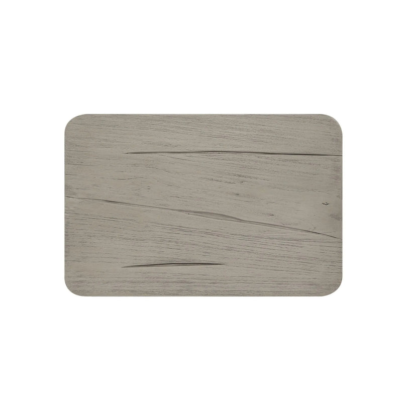 Zuri Outdoor Stool - Weathered Grey Teak | ready to ship!