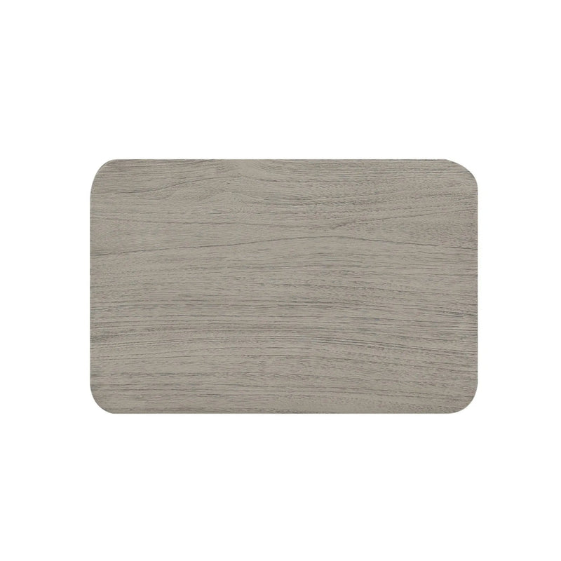 Zuri Outdoor Stool - Weathered Grey Teak | ready to ship!