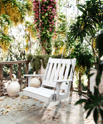 Keystone Amish Co. Franklin English Recycled Plastic Swing Chair, Aruba