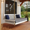 Keystone Amish Co. 6 Foot Franklin Recycled Plastic Swing Bed, Tropical Lime