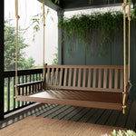 Keystone Amish Co. 5 Foot Franklin Porch Swing Bed, Dark Green Paint