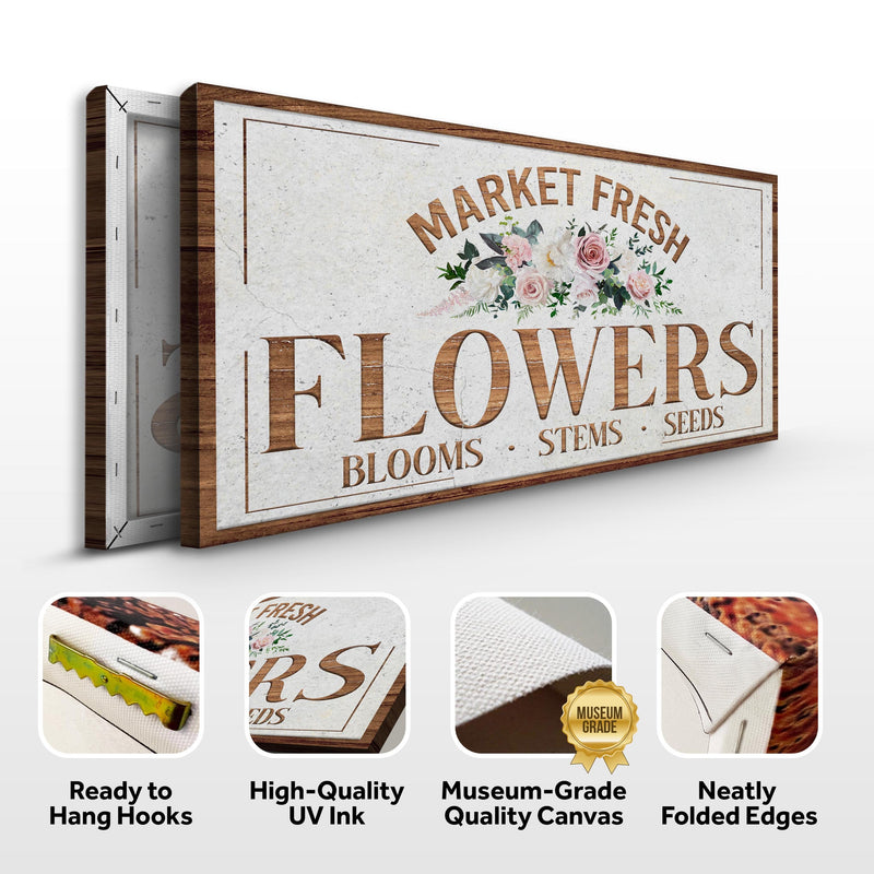 Fresh Flower Market Sign II