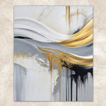 Canvas Print: "Gilded Flow"