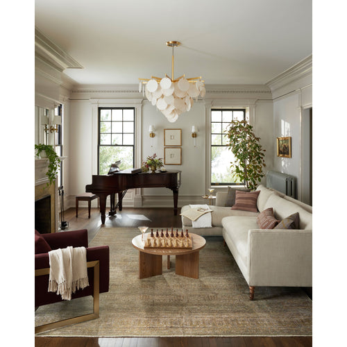 Jean Stoffer x Loloi Bradbury Dove / Gold Rug