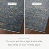 Jean Stoffer x Loloi Bradbury Ocean / Gold Rug