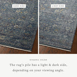 Jean Stoffer x Loloi Bradbury Ocean / Gold Rug
