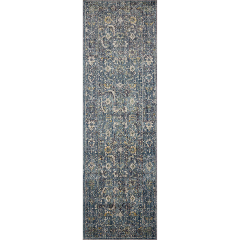 Jean Stoffer x Loloi Bradbury Ocean / Gold Rug
