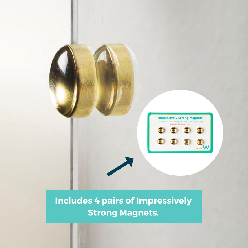 19" x 23" Easy Change Float Frame + Magnets for 16" x 20" Art [Silver or Gold]