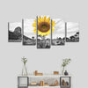 Pop Golden Sunflower Wall Art