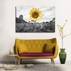 Pop Golden Sunflower Wall Art