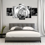 Monochromatic Rose Wall Art