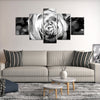 Monochromatic Rose Wall Art