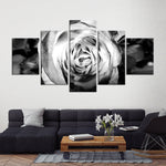Monochromatic Rose Wall Art