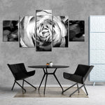 Monochromatic Rose Wall Art