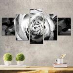 Monochromatic Rose Wall Art