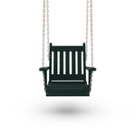 Keystone Amish Co. Franklin Swing Chair, Dark Green