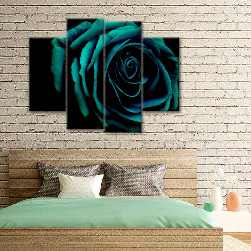Green Flower Wall Art
