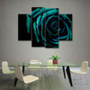 Green Flower Wall Art