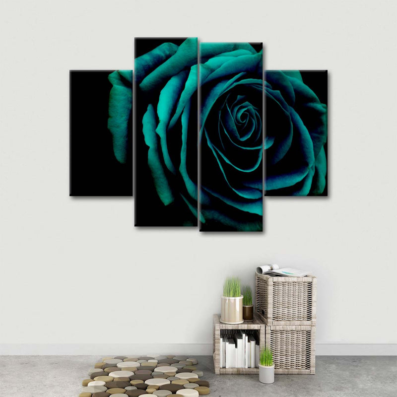 Green Flower Wall Art