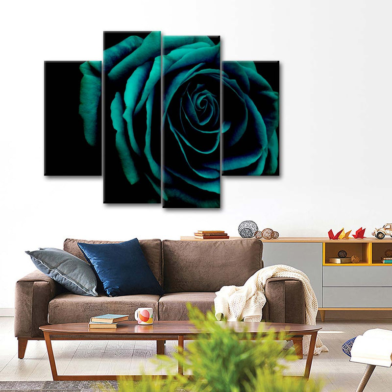 Green Flower Wall Art